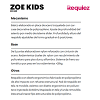 Silla de Capacitacion ZOE KIDS RE-320