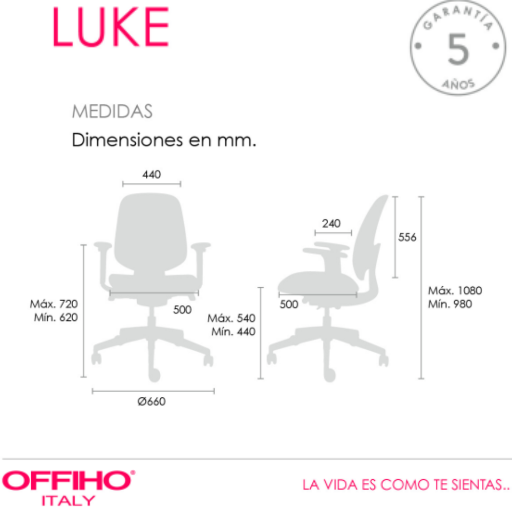 Silla Operativa Luke