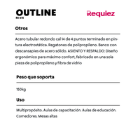 Silla de Visita Outline RE-615