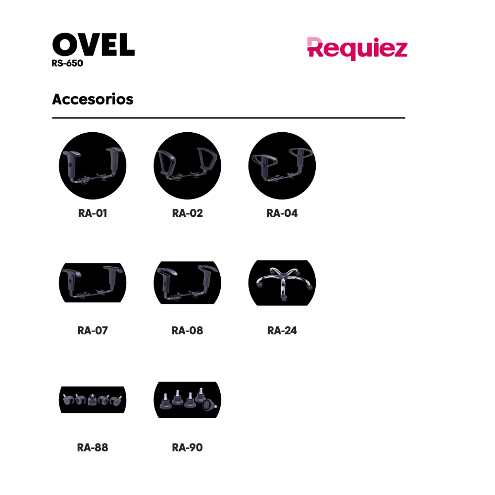 Silla Operativa de Lujo Ovel RS-650