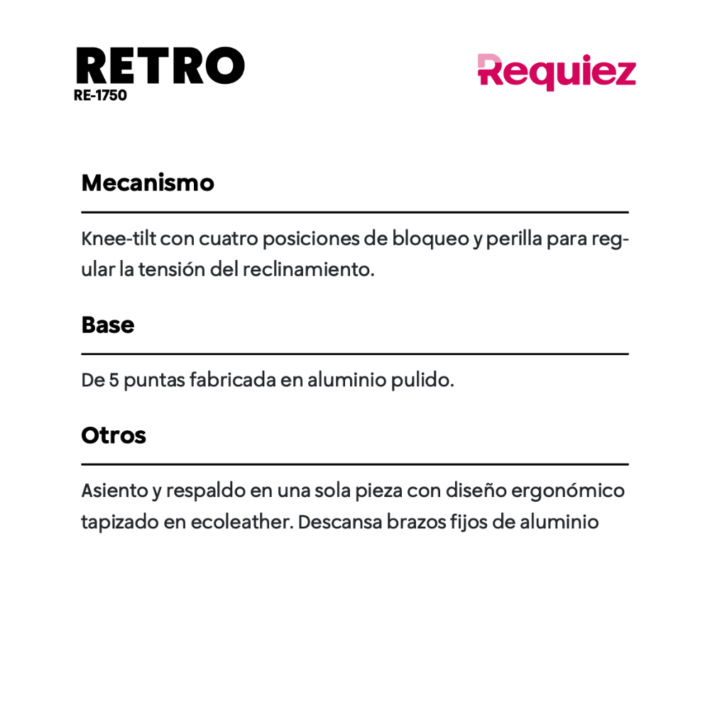 Silla Retro RE-1750