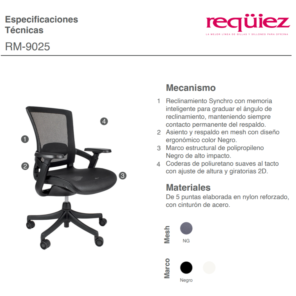 Silla Ejecutiva Skate RM-9025