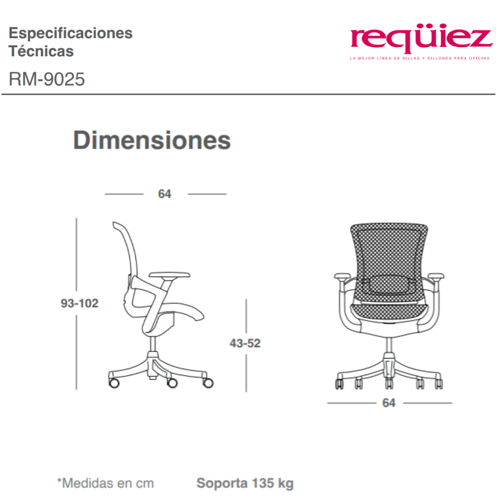 Silla Ejecutiva Skate RM-9025