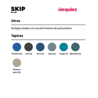 Silla Skip 4 Puntos con Rodajas RE-685