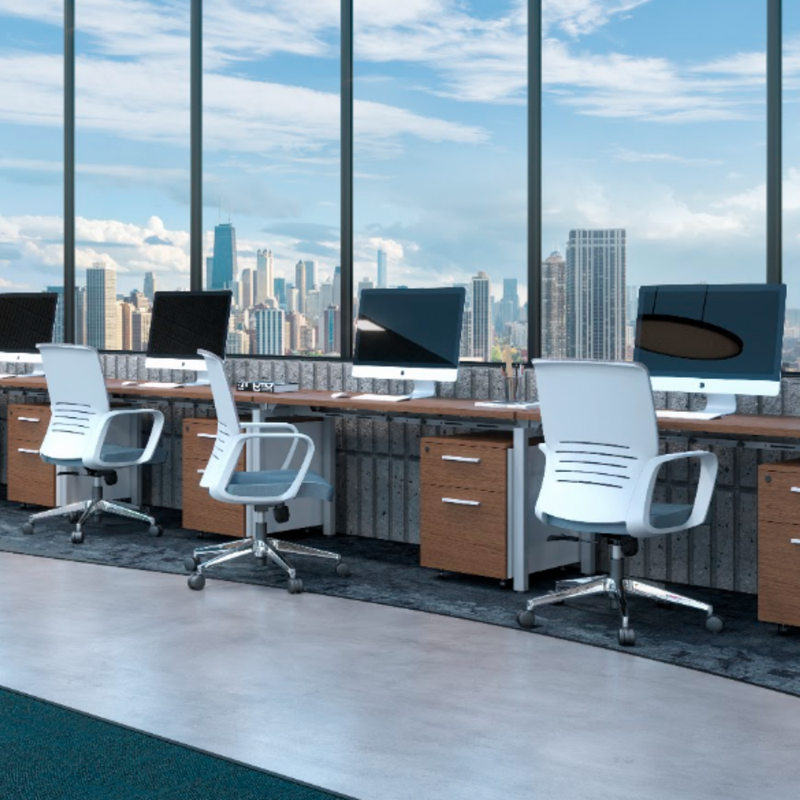 Silla Operativa Active Gray