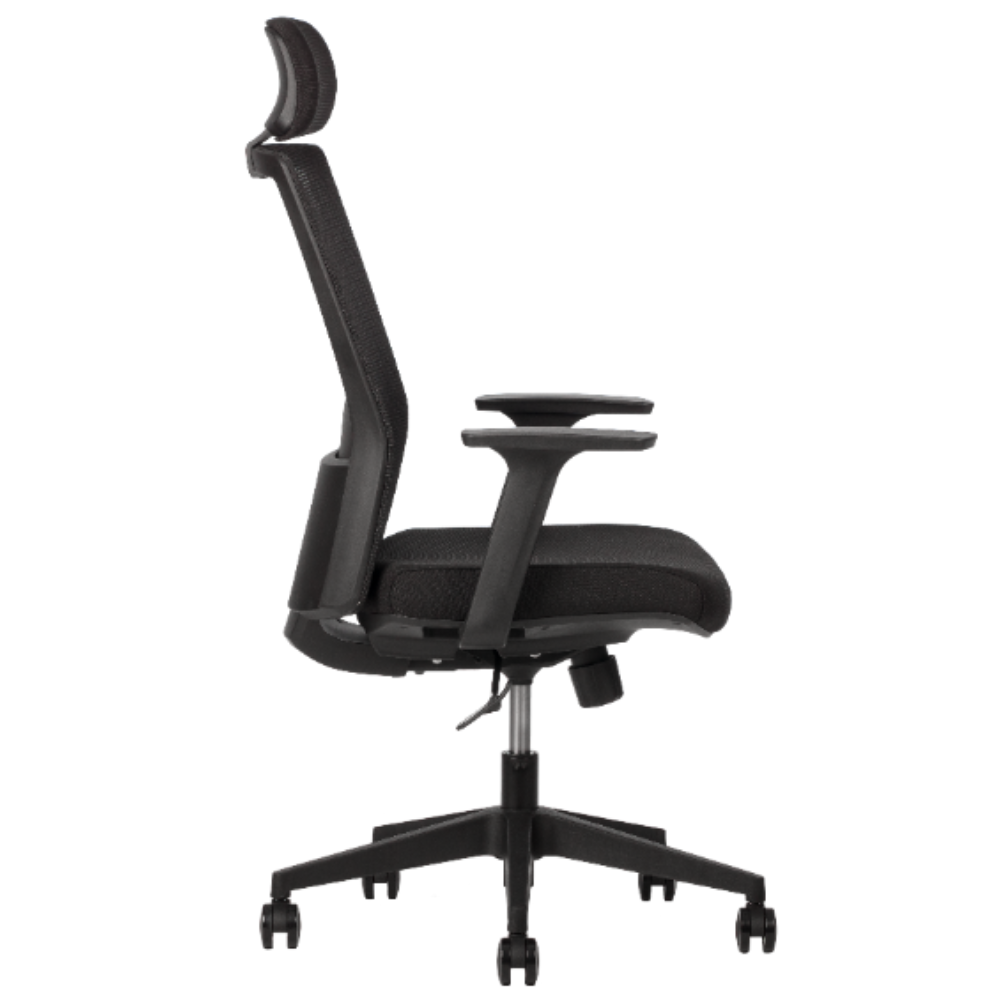 Silla Ejecutiva Artic Black Respaldo Alto