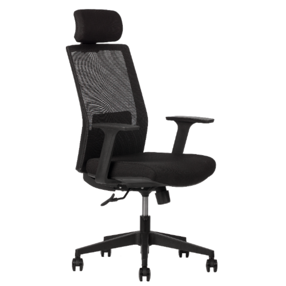 Silla Ejecutiva Artic Black Respaldo Alto