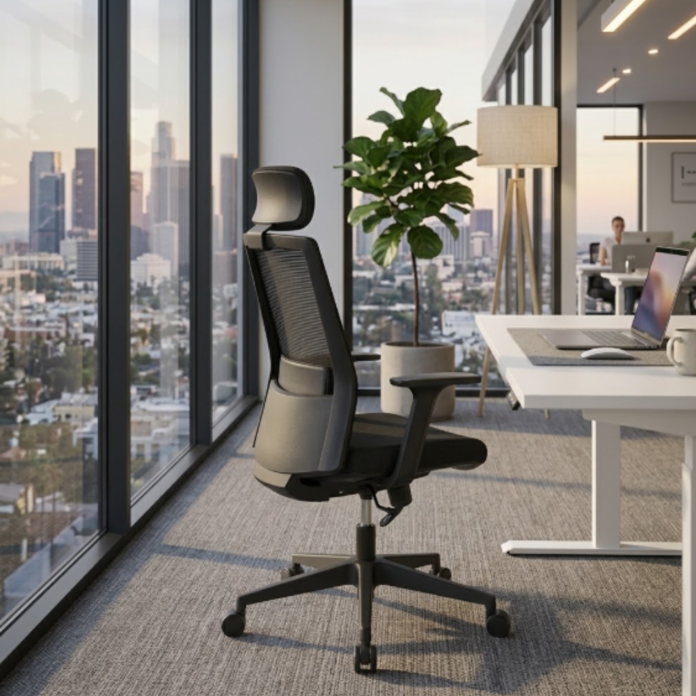 Silla Ejecutiva Artic Black Respaldo Alto