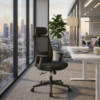 Silla Ejecutiva Artic Black Respaldo Alto
