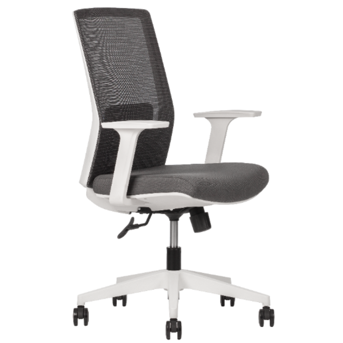 Silla Ejecutiva Artic White Respaldo Bajo