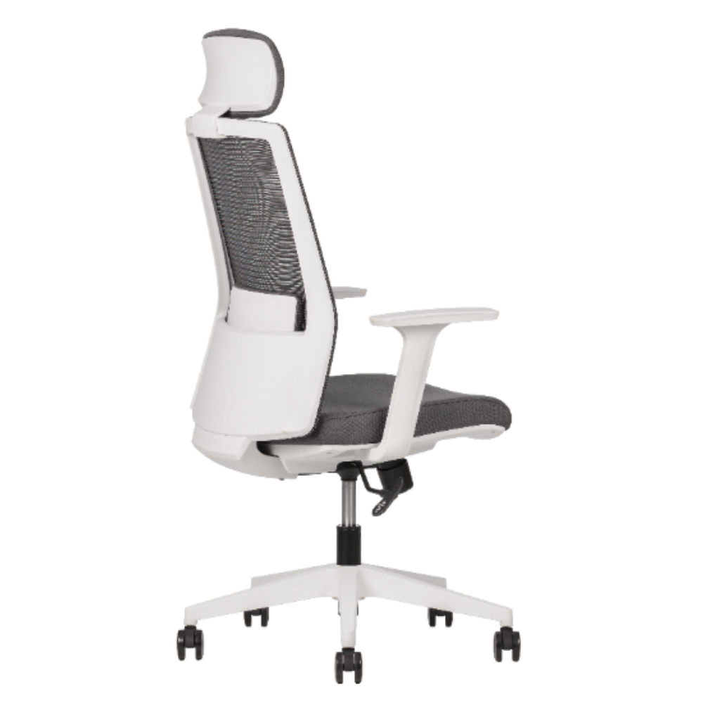 Silla Ejecutiva Artic White Respaldo Alto