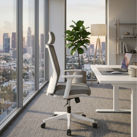 Silla Ejecutiva Artic White Respaldo Alto
