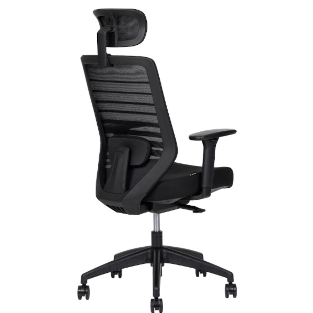 Silla Ejecutiva Delta Black Respaldo Alto