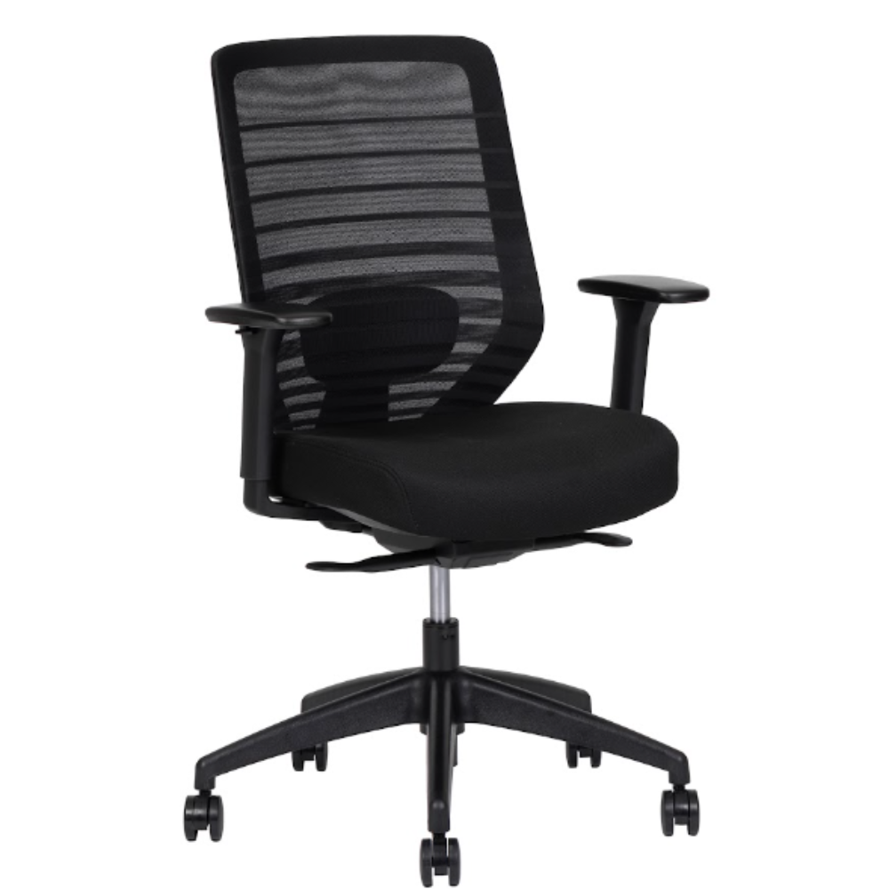 Silla Ejecutiva Delta Black Respaldo Bajo