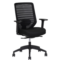 Silla Ejecutiva Delta Black Respaldo Bajo