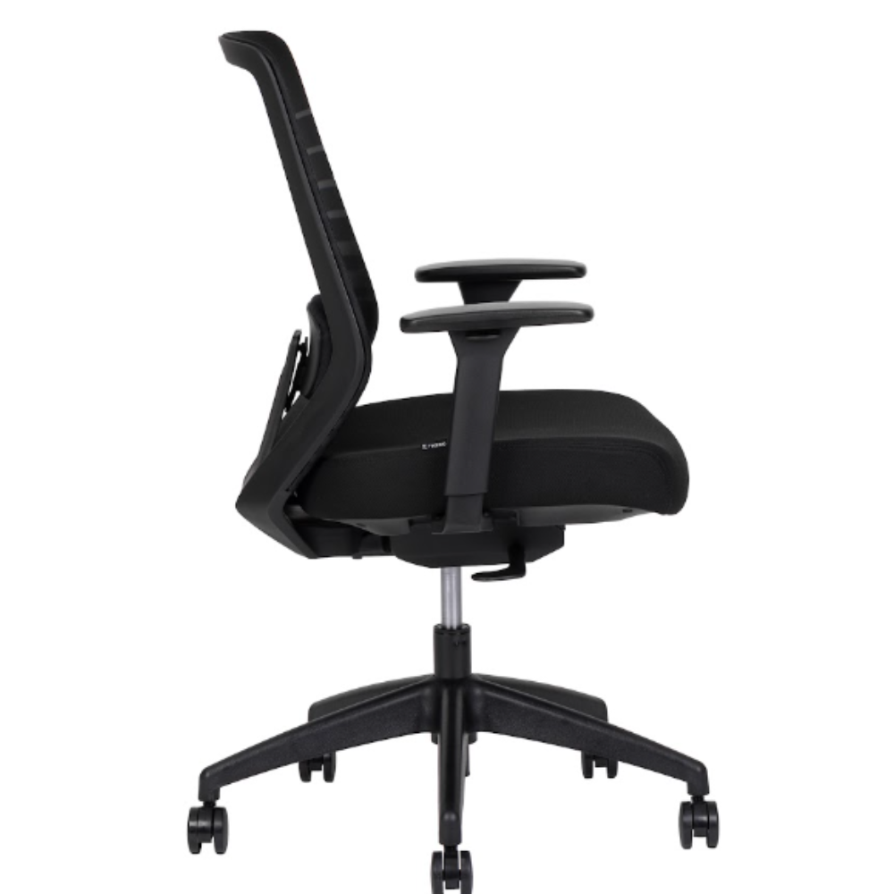 Silla Ejecutiva Delta Black Respaldo Bajo