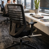Silla Ejecutiva Delta Black Respaldo Bajo