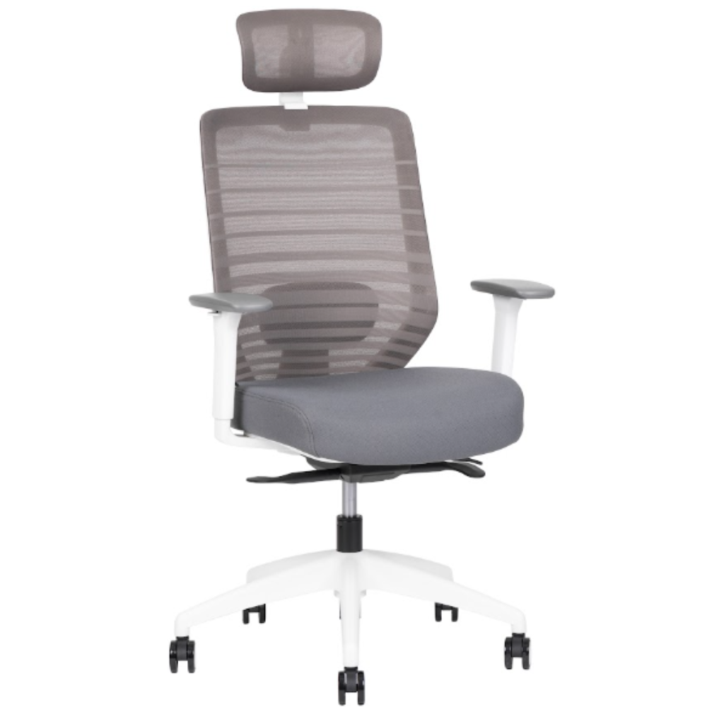 Silla Ejecutiva Delta White Respaldo Alto