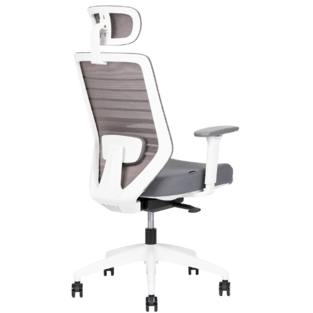 Silla Ejecutiva Delta White Respaldo Alto