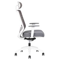 Silla Ejecutiva Delta White Respaldo Alto