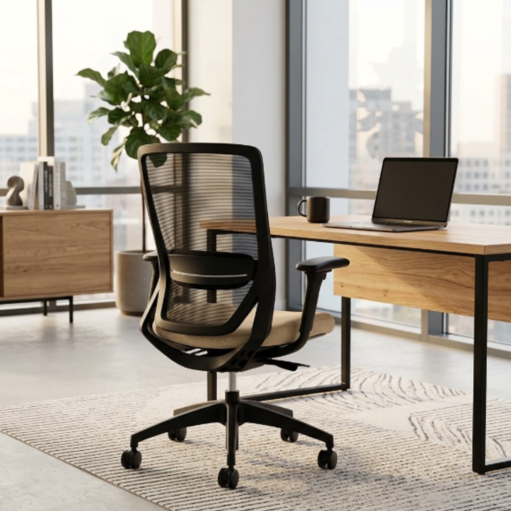 Silla Ejecutiva Soul Black Respaldo Bajo