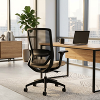 Silla Ejecutiva Soul Black Respaldo Bajo