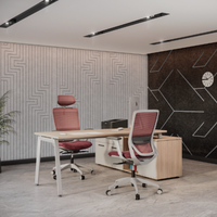 Silla Ejecutiva Soul White Respaldo Bajo