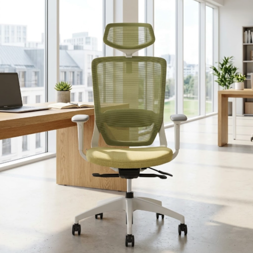 Silla Ejecutiva Soul White Respaldo Alto
