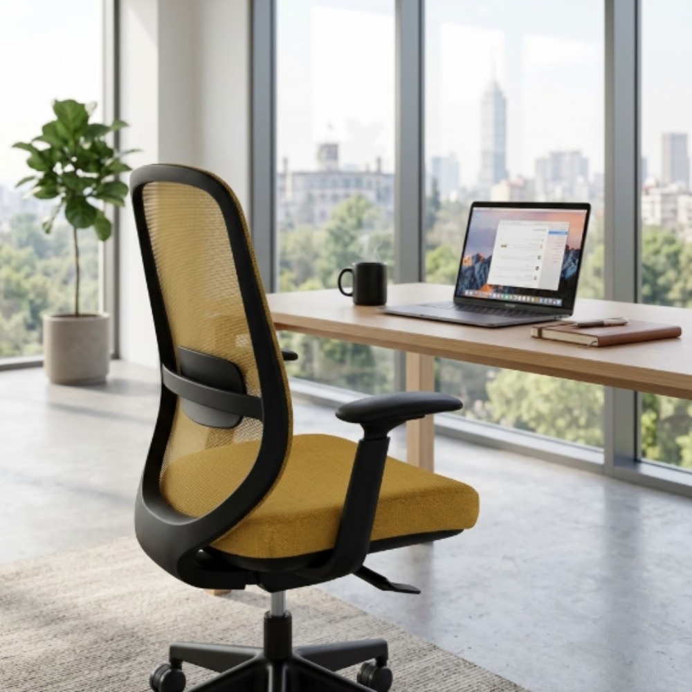 Silla Directiva Spirit Black Respaldo Bajo