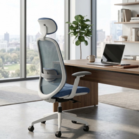 Silla Directiva Spirit White Respaldo Alto