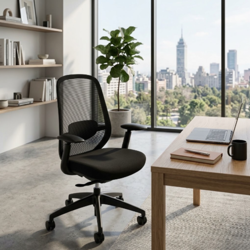 Silla Ejecutiva Spirit Express Black Respaldo Bajo