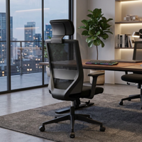 Silla Ejecutiva Vision Black Respaldo Alto