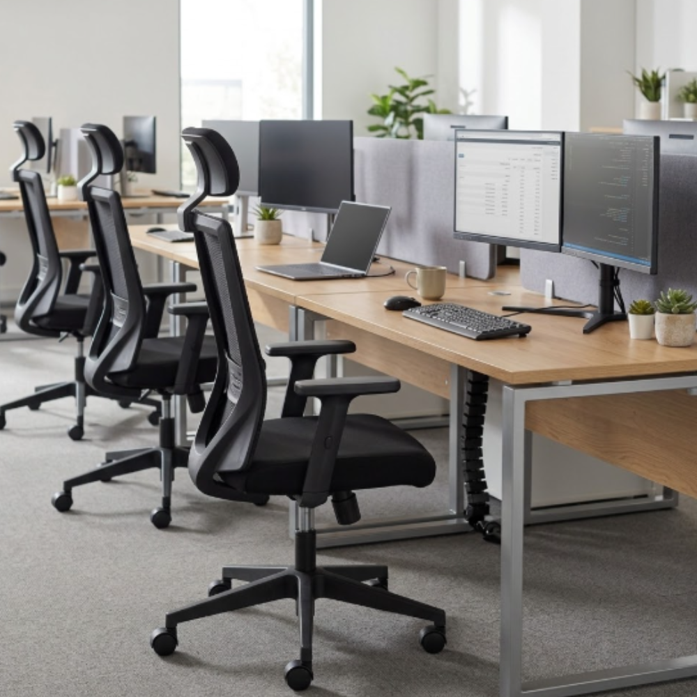 Silla Ejecutiva Vision Black Respaldo Alto