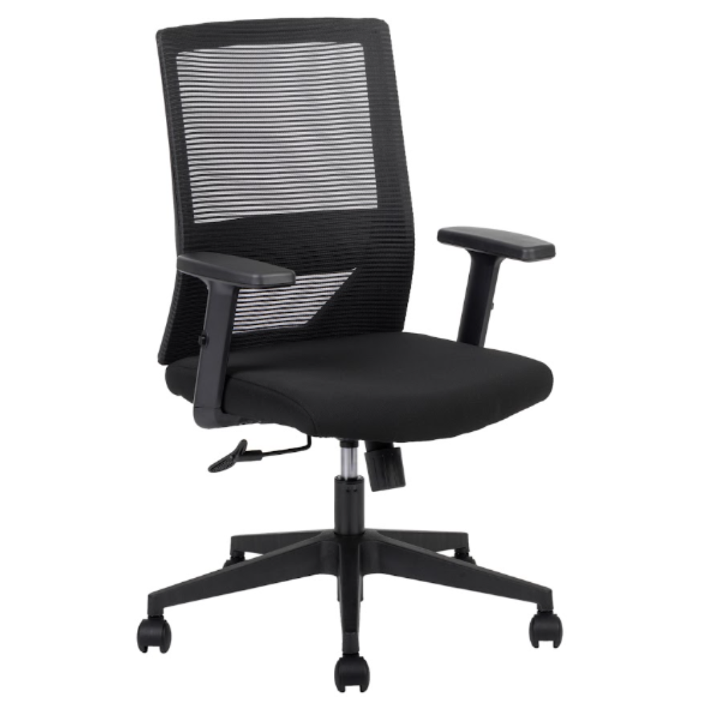 Silla Ejecutiva Vision Black Respaldo Bajo