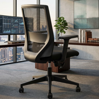 Silla Ejecutiva Vision Black Respaldo Bajo