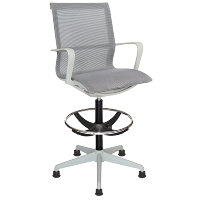 Silla para Cajero Bio gris OHE-113gris