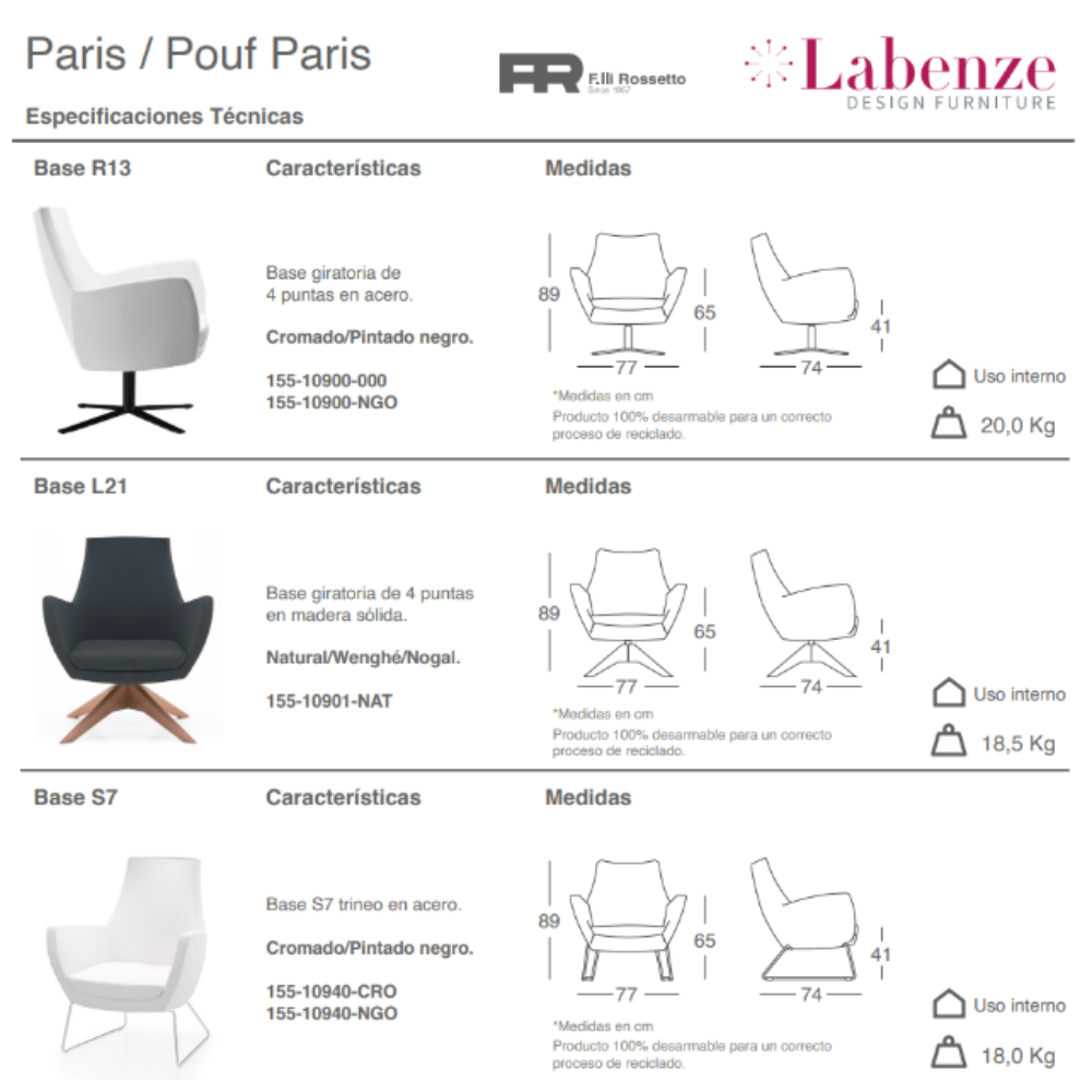 Sillón Paris
