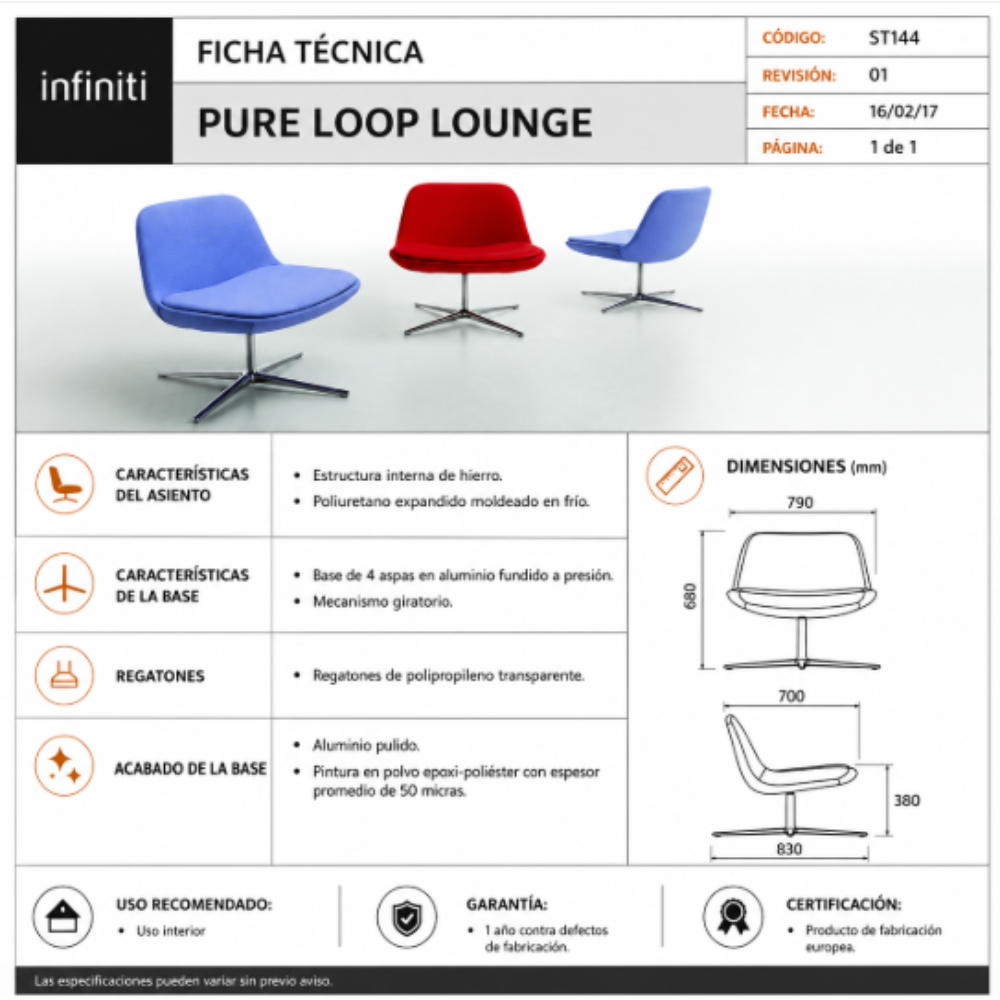 Sillon Pure Loop Lounge