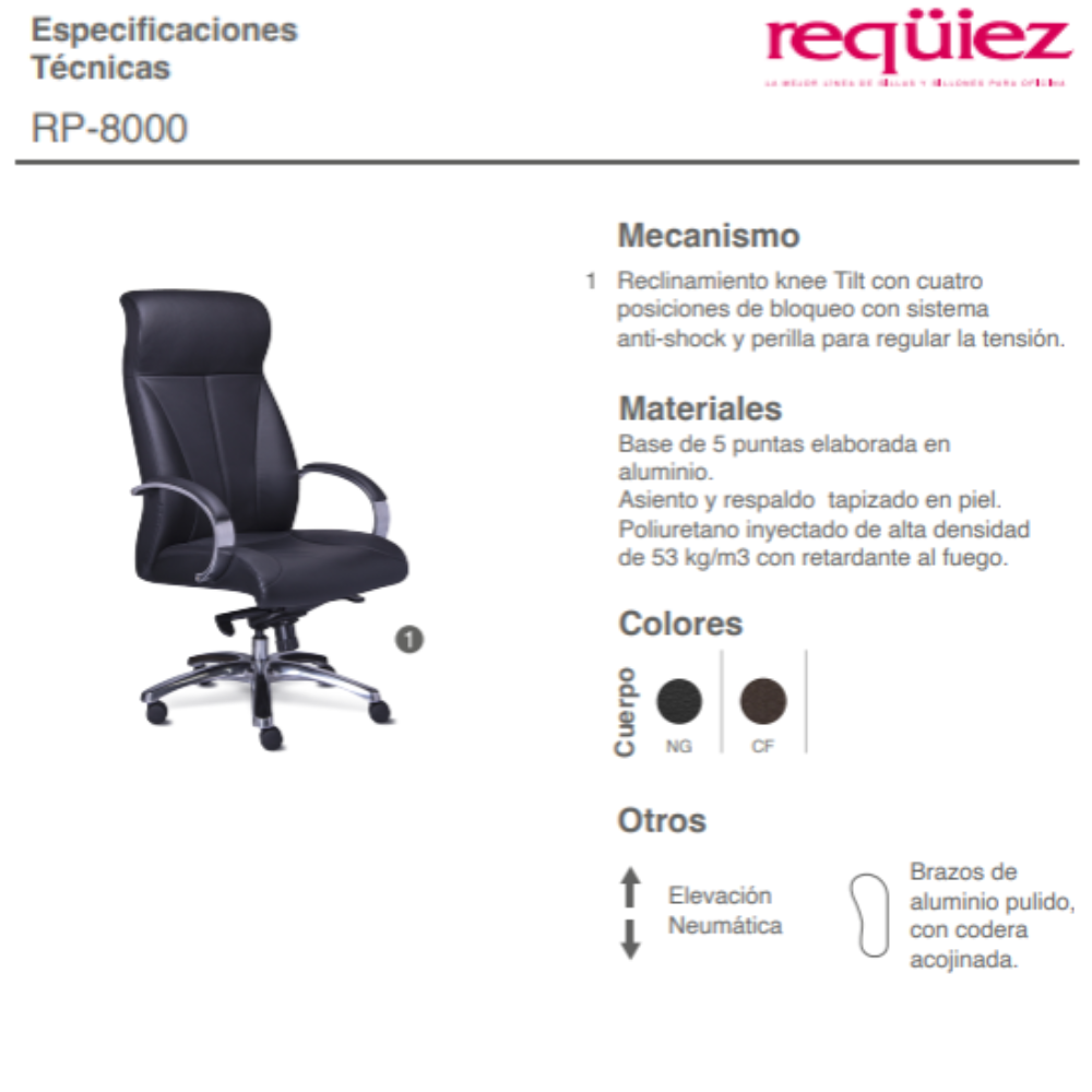 Sillon Ejecutivo RP-8000