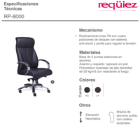 Sillon Ejecutivo RP-8000