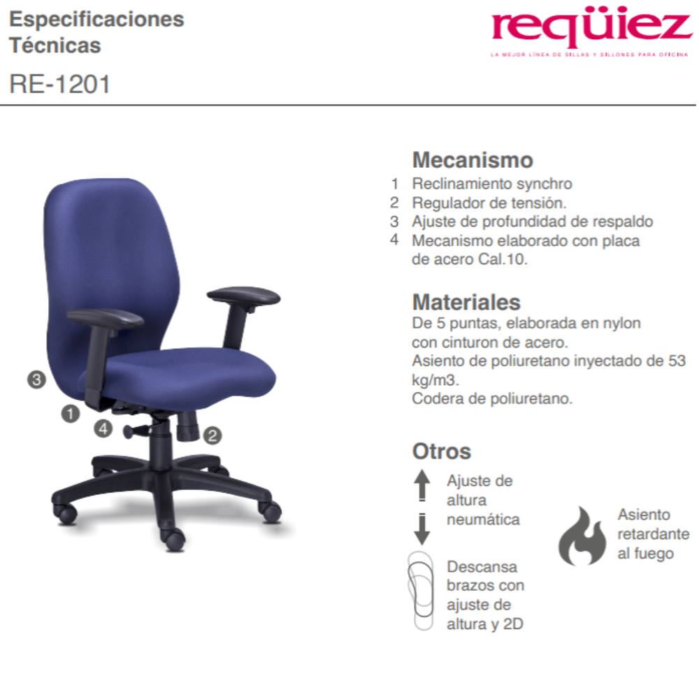 Sillón Gerencial RE-1201