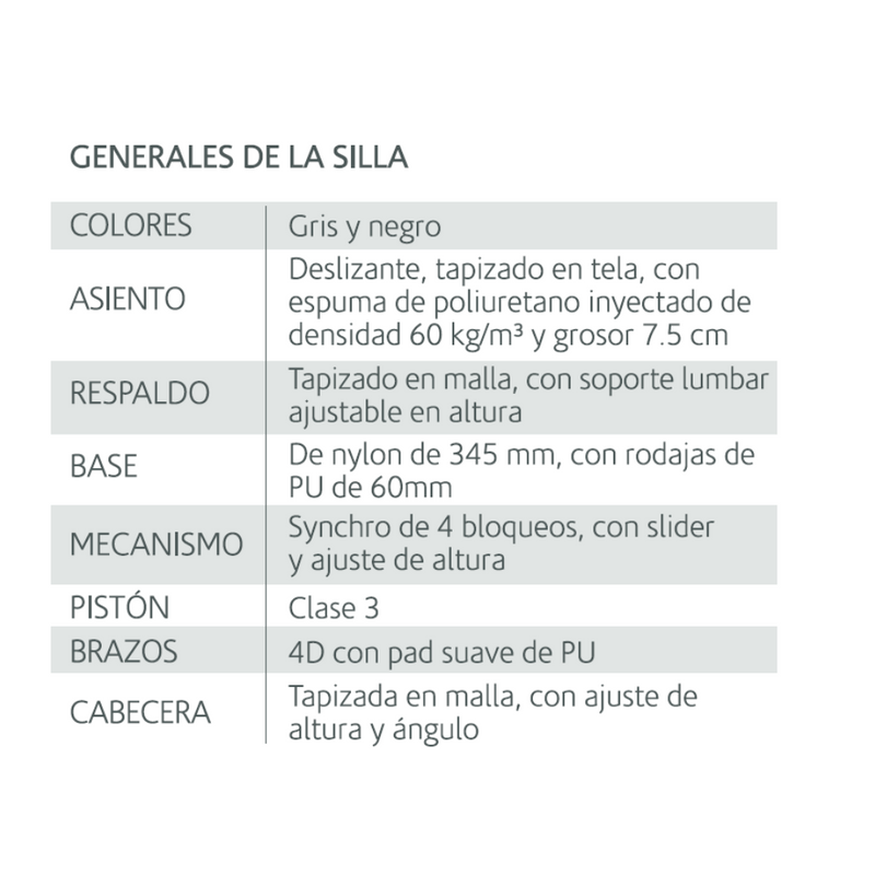 Sillón Arista Eco Cabecera