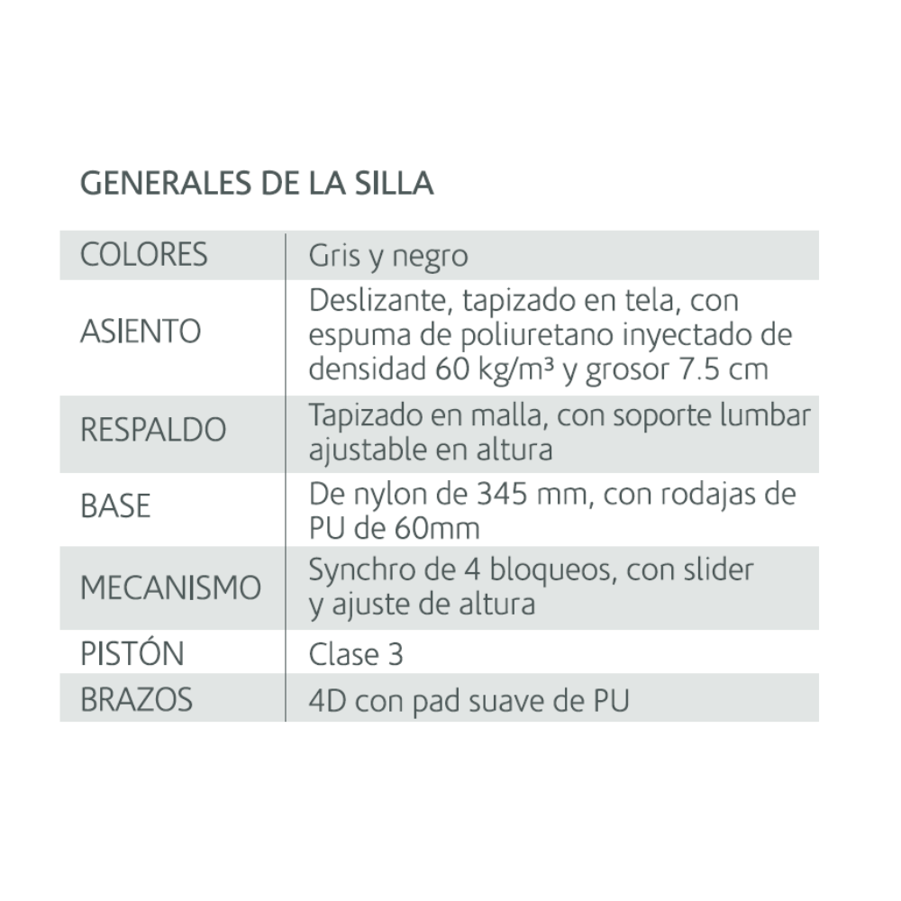 Sillón Arista Eco Ejecutivo