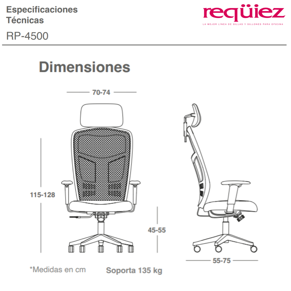 Silla Ejecutiva Mel RP-4500