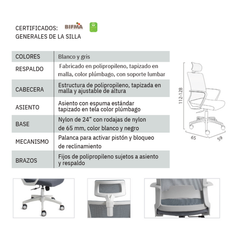 Sillón Cedro Cabecera