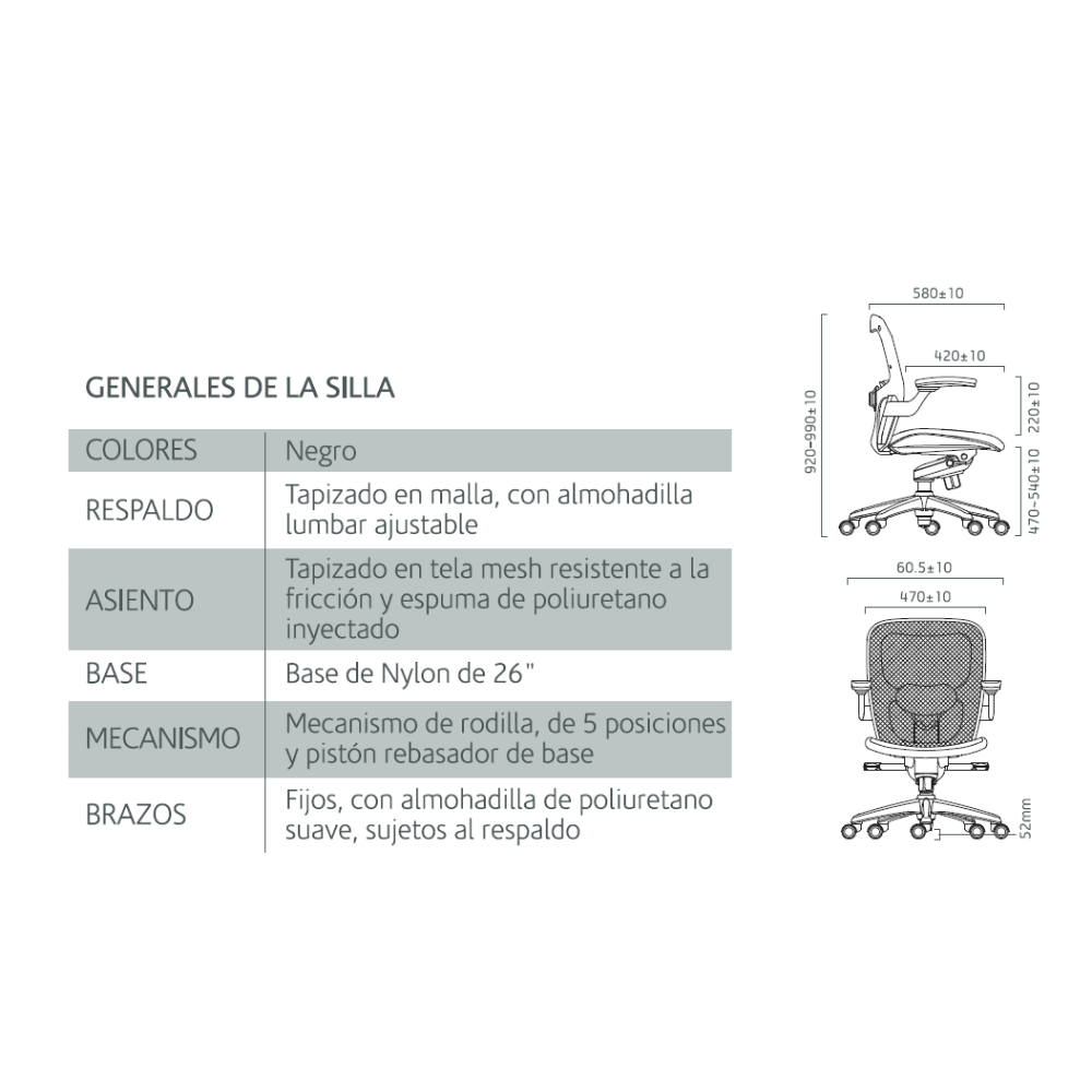 Sillón Ágata Ejecutivo