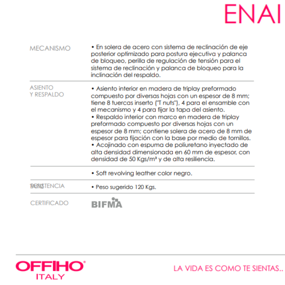 Sillon Directivo Enai