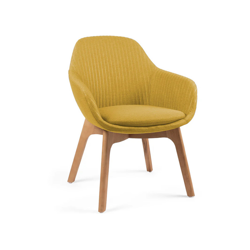 Sillon Fabrizia pata madera