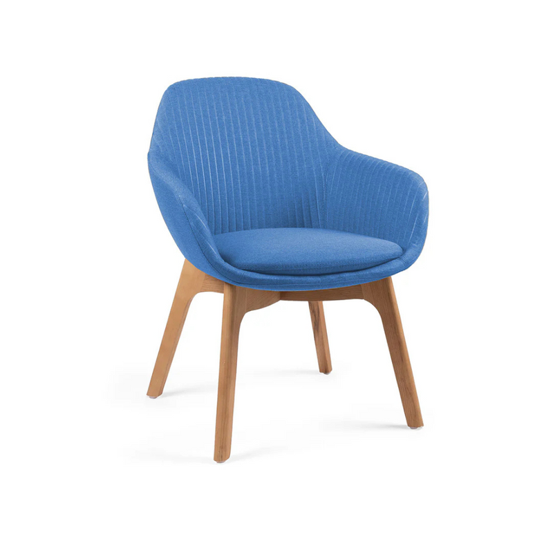 Sillon Fabrizia pata madera