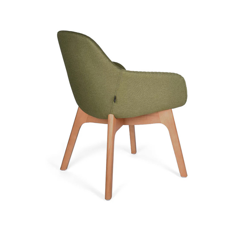 Sillon Fabrizia pata madera